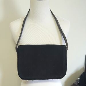 Urban Outfitters Faux Suede Silver Studded Shoulder Bag